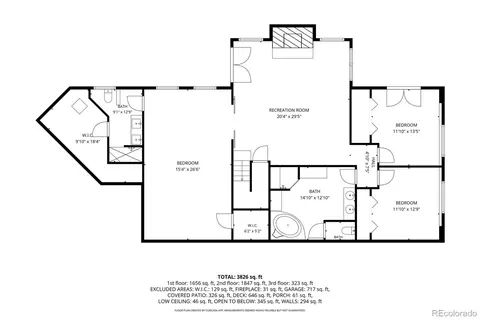 Floorplan - 764 Stagecoach Dr, Tabernash, CO 80478 photo 2 of 3