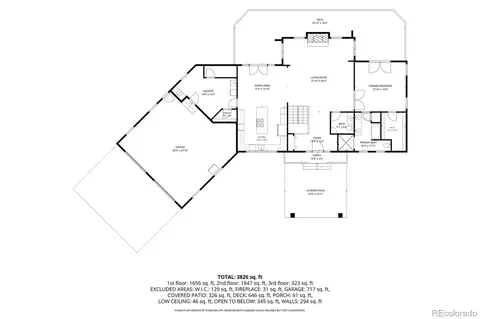 Floorplan - 764 Stagecoach Dr, Tabernash, CO 80478 photo 3 of 3