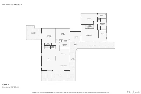Floorplan - 497 Woodside Dr, Pine, CO 80470 photo 2 of 3