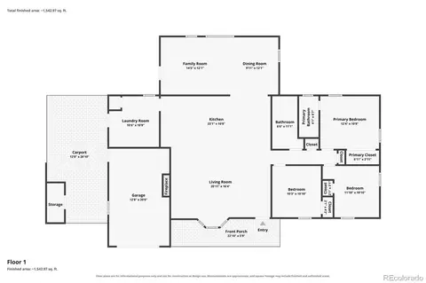Floorplan - 6562 Everett St, Arvada, CO 80004 photo 1 of 1