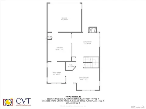 Floorplan - 7821 E Archer Pl, Denver, CO 80230 photo 3 of 4