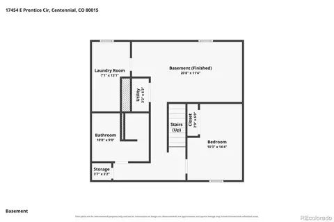 Floorplan - 17454 E Prentice Cir, Centennial, CO 80015 photo 3 of 3