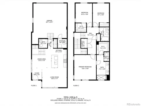 Floorplan - 9466 W 58th Cir #A, Arvada, CO 80002 photo 1 of 1