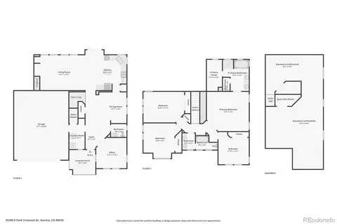 Floorplan - 25295 E Park Crescent Dr, Aurora, CO 80016 photo 3 of 3