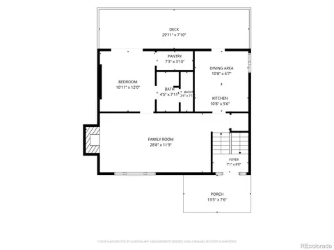 Floorplan - 6482 S Valley Dr, Morrison, CO 80465 photo 3 of 3