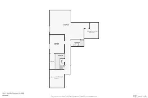 Floorplan - 7105 E 116th Cir, Denver, CO 80233 photo 3 of 4