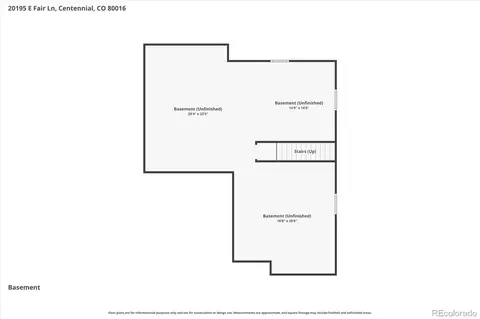 Floorplan - 20195 E Fair Ln, Centennial, CO 80016 photo 2 of 3