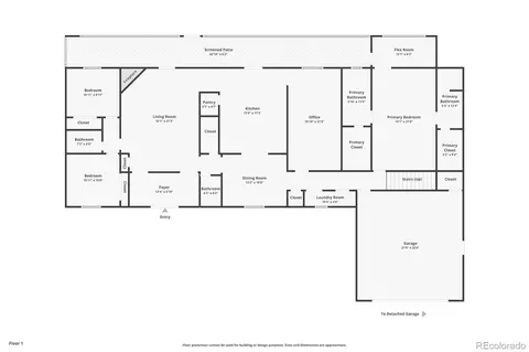 Floorplan - 23660 E Garrett Rd, Calhan, CO 80808 photo 1 of 2
