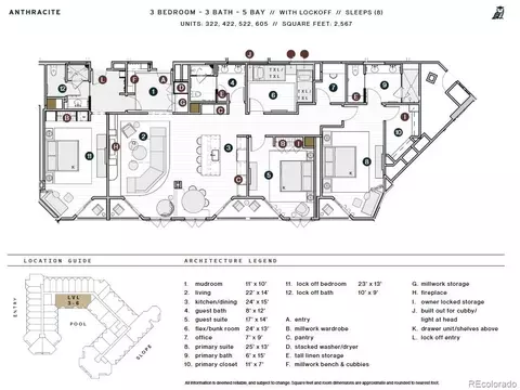 Floorplan - 500 Gothic Rd #322, Mount Crested Butte, CO 81225 photo 1 of 1