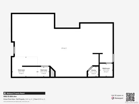 Floorplan - 9962 E 60th Ave, Denver, CO 80238 photo 2 of 3