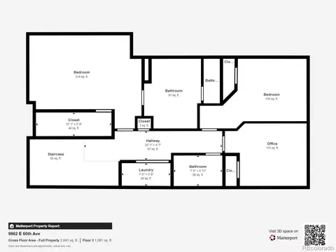 Floorplan - 9962 E 60th Ave, Denver, CO 80238 photo 3 of 3