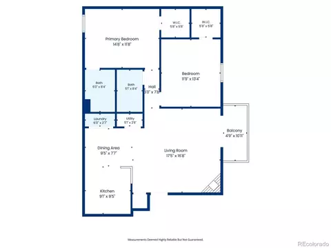 Floorplan - 205 Wright St #204, Lakewood, CO 80228 photo 1 of 1