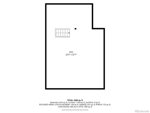 Floorplan - 11471 Marks Dr, Conifer, CO 80433 photo 3 of 3