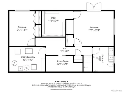 Floorplan - 11471 Marks Dr, Conifer, CO 80433 photo 2 of 3