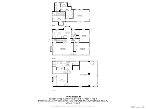 Floorplan - 9759 Fallen Rock Rd, Conifer, CO 80433 photo 1 of 1