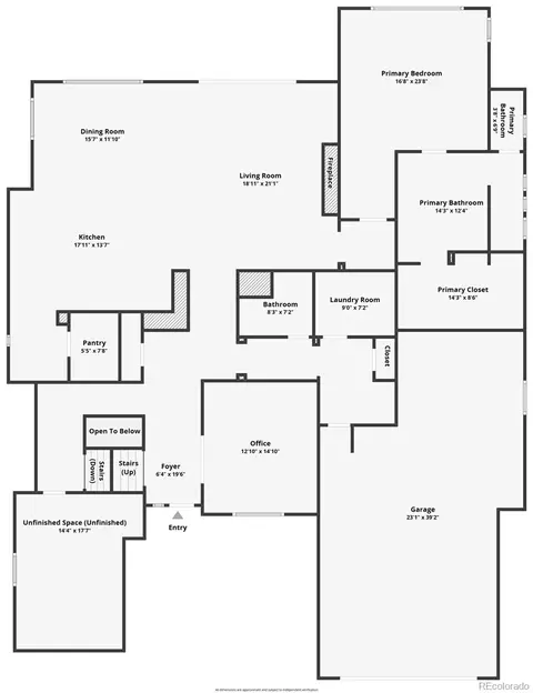 Floorplan - 10710 Bluffside Dr, Lone Tree, CO 80124 photo 1 of 3