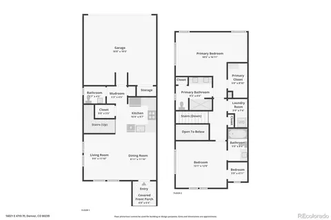 Floorplan - 16021 E 47th Pl, Denver, CO 80239 photo 1 of 3