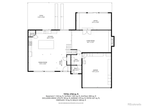 Floorplan - 7135 E Iliff Ave, Denver, CO 80224 photo 1 of 4