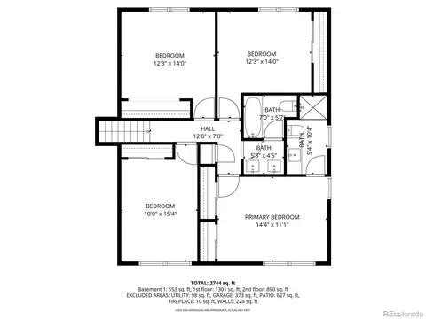 Floorplan - 7135 E Iliff Ave, Denver, CO 80224 photo 2 of 4