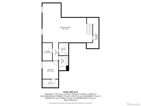 Floorplan - 27645 E Geddes Pl, Aurora, CO 80016 photo 3 of 4