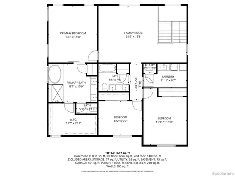 Floorplan - 27645 E Geddes Pl, Aurora, CO 80016 photo 2 of 4