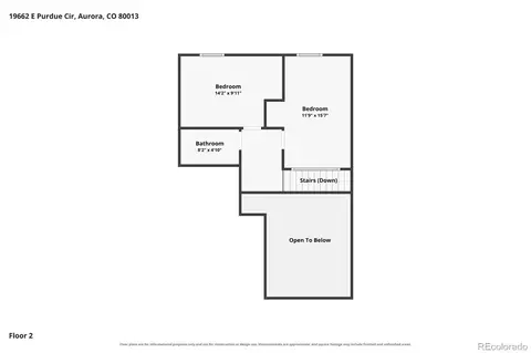 Floorplan - 19662 E Purdue Cir, Aurora, CO 80013 photo 3 of 4