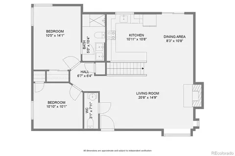 Floorplan - 19083 E Oberlin Dr, Aurora, CO 80013 photo 1 of 2