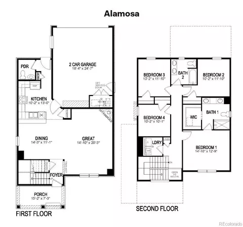 Floorplan - 22324 E 6th Pl, Aurora, CO 80018 photo 1 of 1