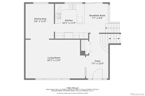 Floorplan - 7157 Euclid Dr, Centennial, CO 80111 photo 1 of 5