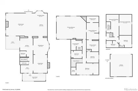 Floorplan - 1106 Steele St, Denver, CO 80206 photo 1 of 1