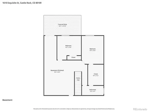 Floorplan - 1610 Exquisite St, Castle Rock, CO 80109 photo 2 of 3