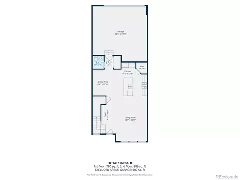 Floorplan - 19153 E 65th Pl #3, Denver, CO 80249 photo 1 of 3