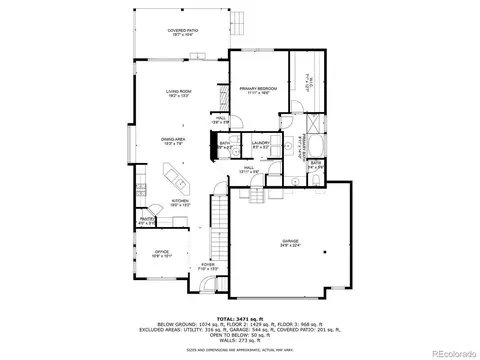 Floorplan - 22583 E Union Cir, Aurora, CO 80015 photo 1 of 4