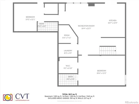 Floorplan - 20436 E Flora Dr, Aurora, CO 80013 photo 4 of 4