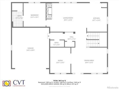 Floorplan - 20436 E Flora Dr, Aurora, CO 80013 photo 3 of 4