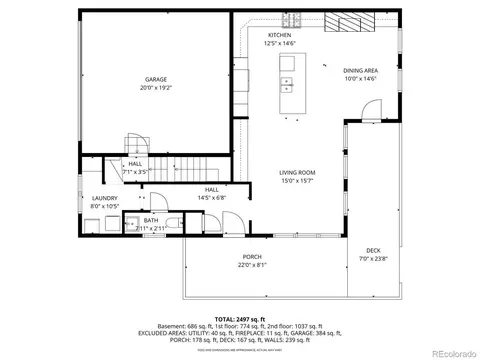Floorplan - 8873 E 29th Pl, Denver, CO 80238 photo 1 of 3