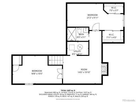 Floorplan - 8873 E 29th Pl, Denver, CO 80238 photo 3 of 3