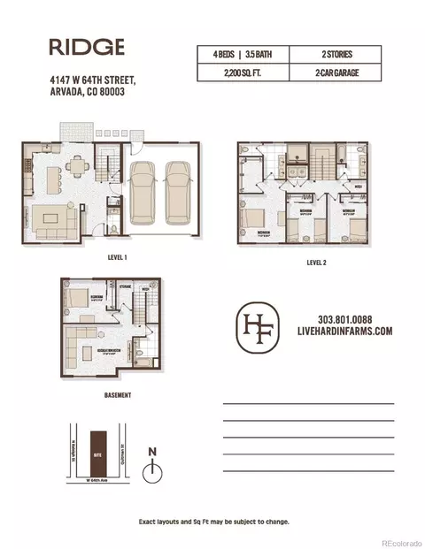 Floorplan - 6429 Quitman Ct, Arvada, CO 80003 photo 1 of 1