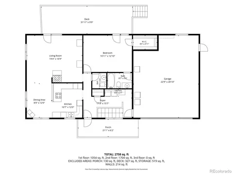 Floorplan - 4269 Cedar Mountain Rd, Divide, CO 80814 photo 1 of 2