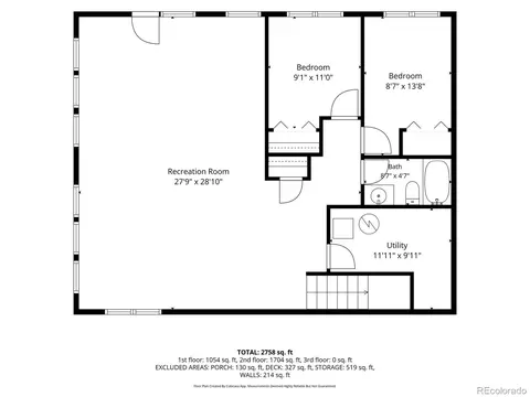 Floorplan - 4269 Cedar Mountain Rd, Divide, CO 80814 photo 2 of 2