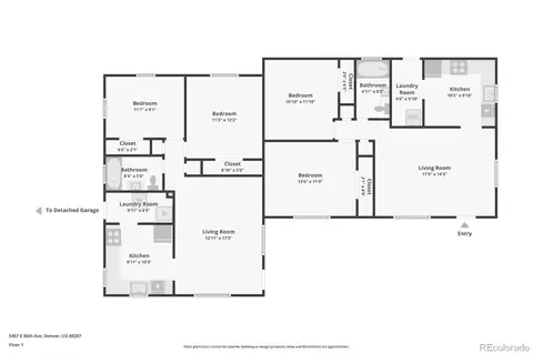 Floorplan - 5455 E 36th Ave, Denver, CO 80207 photo 1 of 1
