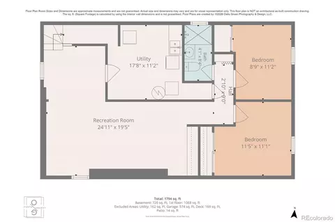 Floorplan - 14205 E 25th Pl, Aurora, CO 80011 photo 1 of 3