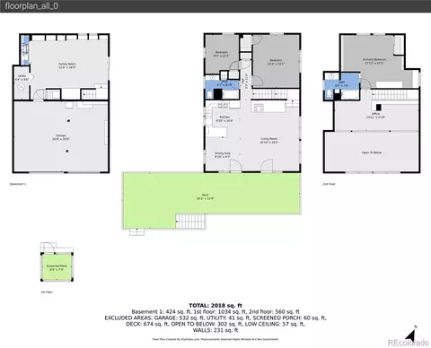 Floorplan - 1397 S Pine Dr, Bailey, CO 80421 photo 3 of 4