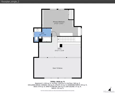 Floorplan - 1397 S Pine Dr, Bailey, CO 80421 photo 4 of 4