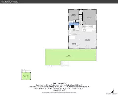 Floorplan - 1397 S Pine Dr, Bailey, CO 80421 photo 1 of 4