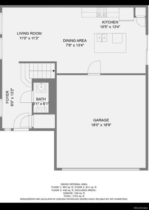 Floorplan - 17975 E 54th Ave, Denver, CO 80249 photo 1 of 3