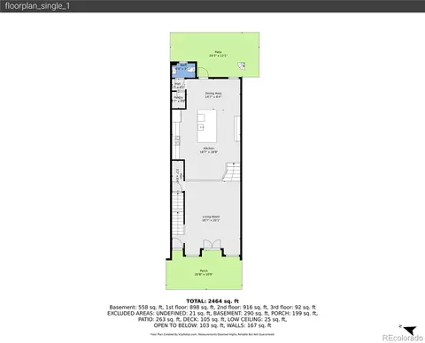 Floorplan - 1748 Blake St, Denver, CO 80202 photo 1 of 3