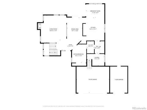 Floorplan - 10766 Timothys Dr, Conifer, CO 80433 photo 1 of 3