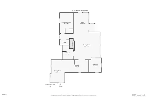 Floorplan - 10116 Sprucedale Dr, Conifer, CO 80433 photo 1 of 1
