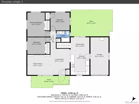 Floorplan - 3402 E Costilla Ave, Centennial, CO 80122 photo 2 of 3